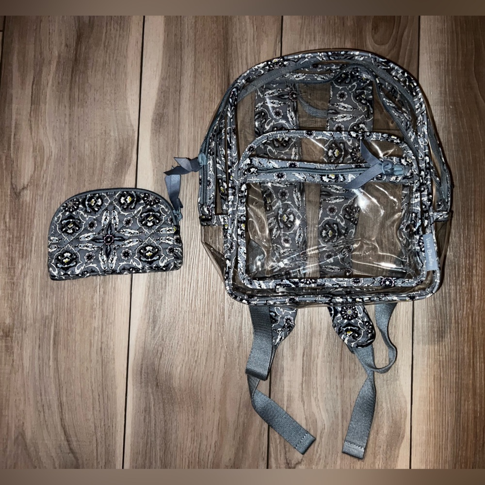 Vera Bradley Clear Backpack with Wallet